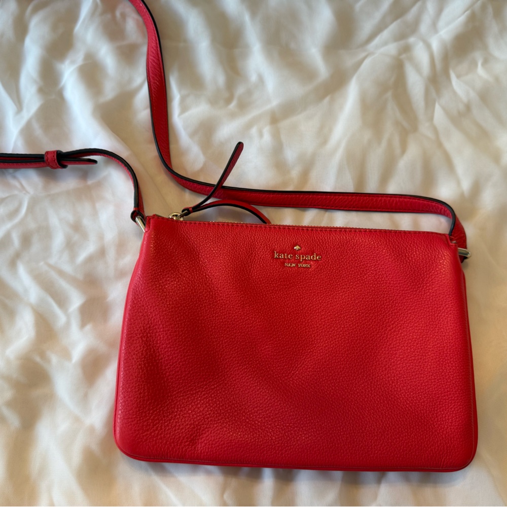 Kate spade coral crossbody purse